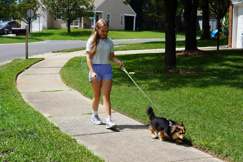 Maddie with Bruno